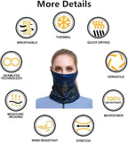 Headband Neck Gaiter Head Wrap Headwear Face Mask Magic Scarf Bandana for Men and Women