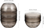 Lurrose Hair Dye Color Mixing Cup with Double Scale Hair Tint Shaker Mixer Bowl for Salon and Home Coloring