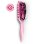 Bounce Curl EdgeLift Brush Duo - Includes Teal Volume & Pink Define EdgeLift Brushes for Volumized and Defined Curls