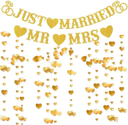 Just Married Party Decorations by Unknown