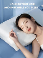 Mulberry Silk Pillowcase for Hair and Skin, SGMSILK 22 Momme Natural Silk Pillow Cases with Zipper, 6A Soft and Smooth Single Sided Pure Silk Pillow Cover (White, Standard 20"x26")
