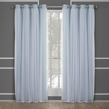 TOWN & COUNTRY LUXE Talia Double Layer Indoor Curtains, Sheer and Room - Image 3