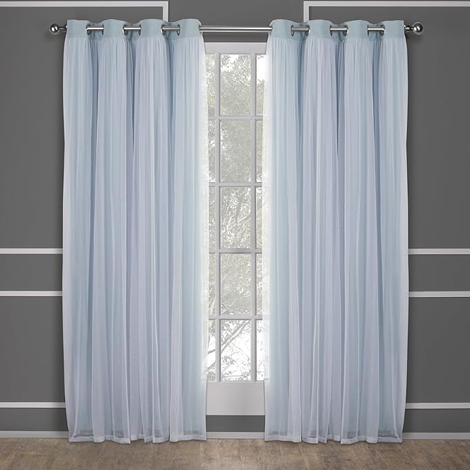 TOWN & COUNTRY LUXE Talia Double Layer Indoor Curtains, Sheer and Room - Image 3