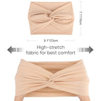 Extra Wide Headbands for Women Large Turban Headband Non Slip Boho Elastic Hairband Hair Twisted Knot Head Bands Accessories
