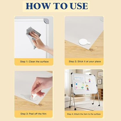 Multi-Shape 96pcs Clear Double Sided Nano Tape, Museum Adhesive Putty, Sticky - Image 6