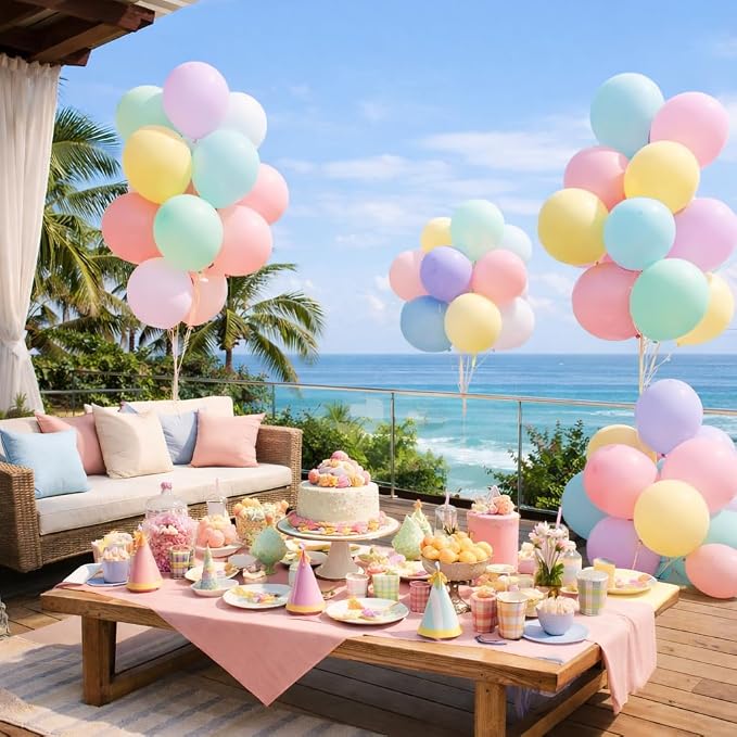 Pastel Balloon Garland Kit 120 Pack – Macaron Pastel Balloons - Image 4