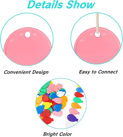 80 Pcs Plastic Balloon Weights, Reusable Colorful Balloons Pendants, Wedding - Image 3