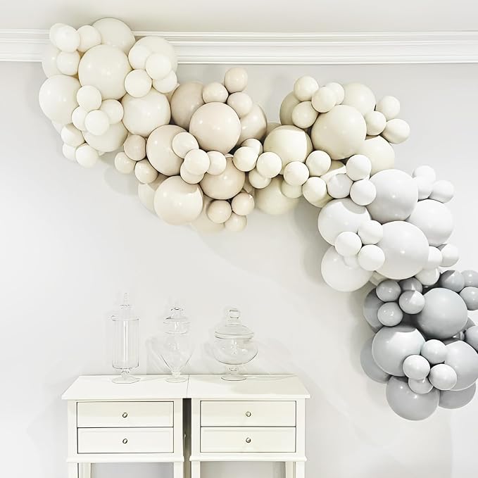 Voircoloria 66pcs Gray Latex Party Balloons, 12inch | - Image 7