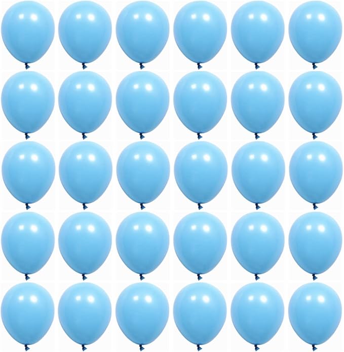 5 inch Pastel Blue Party Balloons by YicUik