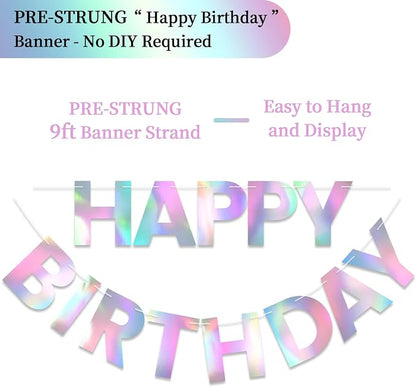 Pre-Strung Happy Birthday Banner - Image 2