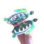 Cute Green Turtle Hair Clip,Funny Acetate Claw Clips for Women