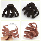 Hair Clips, 5Pcs Octopus Matte Hair Claws for Women, Large 3.15" Hair Clips for Thick Hair, Non-slip Jaw Clips, Hair Accessories