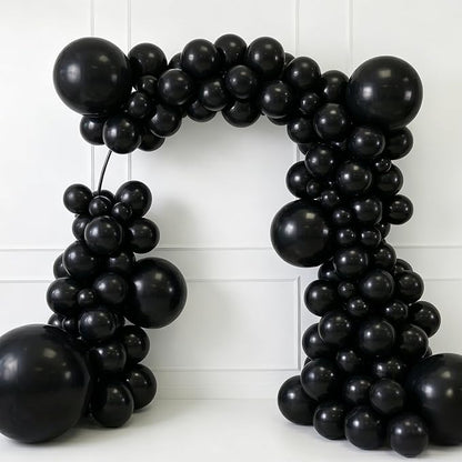 102pcs Matte Black Balloons Garland Arch Kit, 18 12 10 5 Inch Balloons | - Image 5