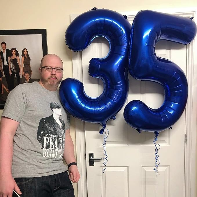 23 Balloon Numbers 40Inch for 23 32 Birthday Decorations, Dark Blue | 40In - Image 6