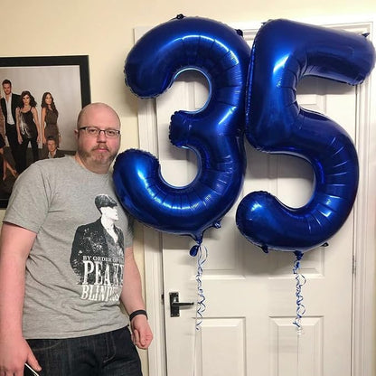 23 Balloon Numbers 40Inch for 23 32 Birthday Decorations, Dark Blue | 40In - Image 6