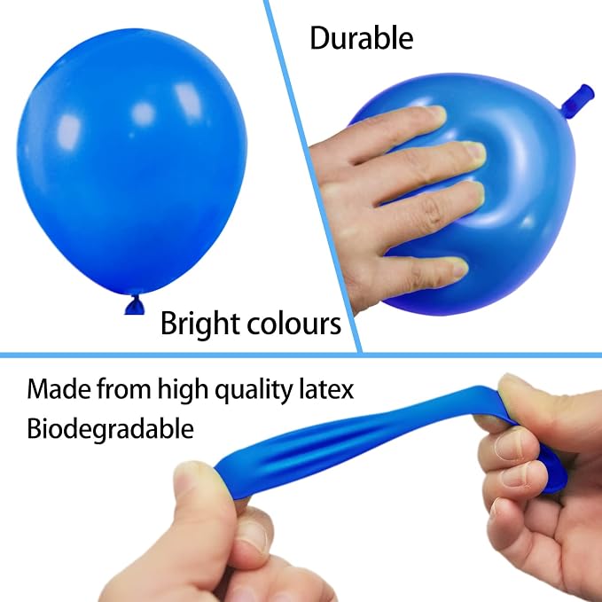 200pcs Balloons 5 Inch Assorted Colors, Small Mini Rainbow Latex Balloons - Image 4