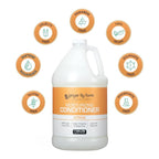 Ginger Lily Farms Club & Fitness Moisturizing Conditioner for Dry Hair, 100% Vegan & Cruelty-Free, Citrus Scent, 1 Gallon (128 fl oz) Refill