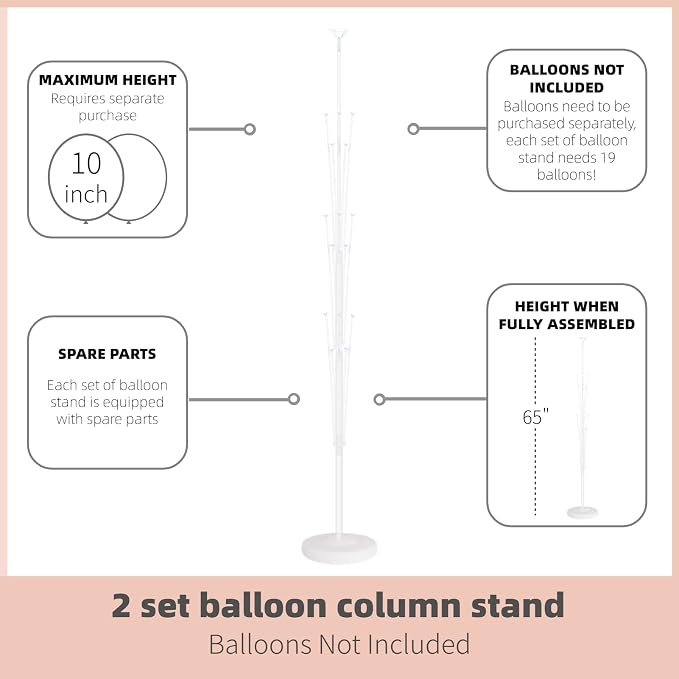 Balloon Column Stand Kit Set of 2 - Image 2