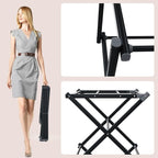Drying Rack for Laundry, Foldable Clothes Drying Rack, Small Collapsible Dry Rack for Clothes, Use for Indoor & Outdoor Drying Clothes, Black 40"x29"x14.5"