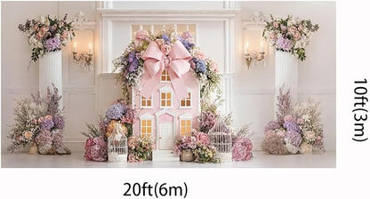 Kate 20x10ft Spring Scenic Flowers Decoration Backdrops - Image 2
