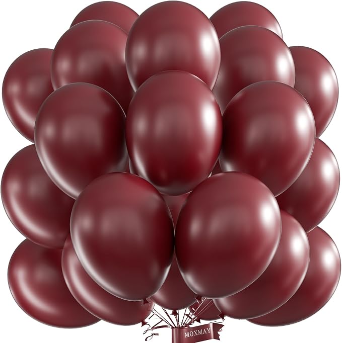 50pcs 12" Party Decoration Matte Latex Balloon by MOXMAY