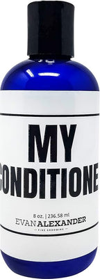 Evan Alexander Grooming MY Conditioner - Supports Hair Growth and Nourishes the Scalp with Peppermint Oil, Tea Tree Oil, Organic Aloe Vera - Vegan - 8 oz - Great Scent