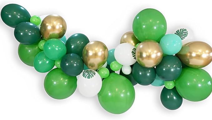 Voircoloria 66pcs Dark Green Latex Party Balloons, 12inch | - Image 8
