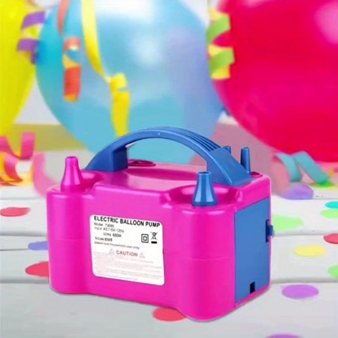 Balloon Pump Electric, Portable Automatic Dual Nozzle Inflator 600W - Image 9