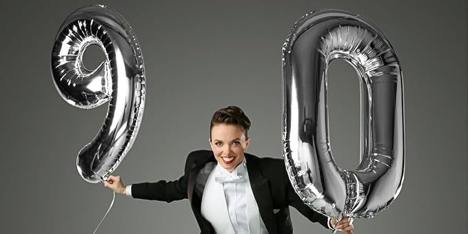 Sliver Number 9 Balloon 40 Inch - Image 3