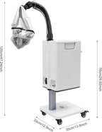 Nano Hair Steamer Machine Processor, Professional Hair Dryer, 500W Professional Hair Treatment Machine for Hair Drying, Heating, Perm Styling Salon SPA (500W Style2)