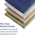 Queen Pillow Cases Set of 8 - Ultra Soft Hotel Quality Pillowcase Covers - Comfy, Cozy & Wrinkle Free - Shrink, Stain and Fade Resistant - Machine Washable Pillow Protectors - 8 Piece Set - Burgundy