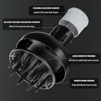 LURA Hair Diffuser For Curly Hair,Diffuser Hair Dryer Attachment,Curly Hair Diffuser,Black Hair Diffuser Attachment For Hair Dryer Nozzles From 1.7 To 2.1