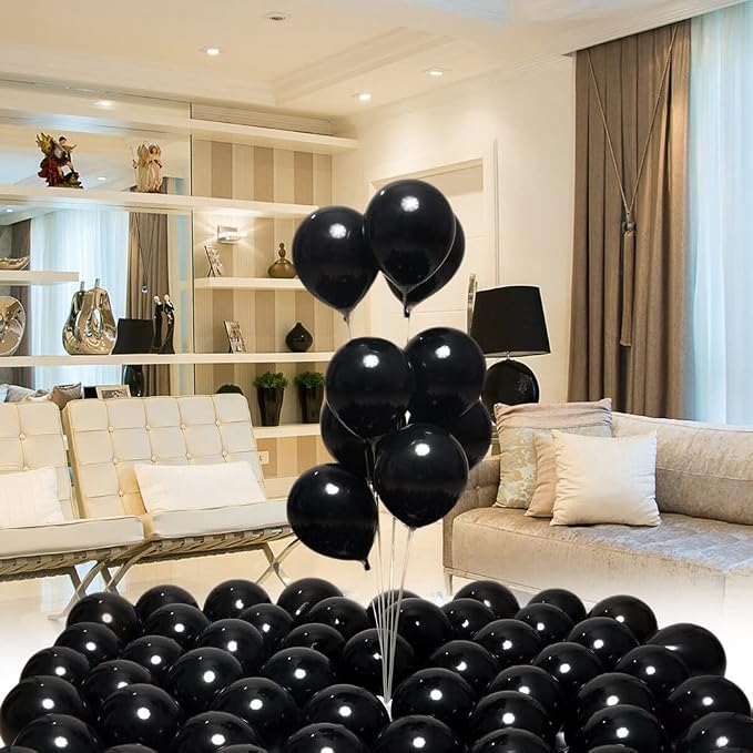 400 Pack Black Balloons, 5 Inch Black Latex Balloons Helium Balloons Party - Image 5