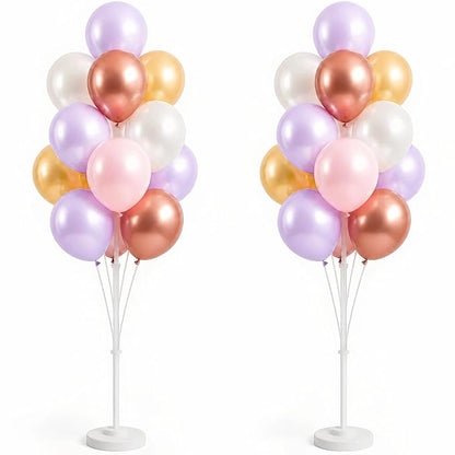 Pastel Pink Balloon Column Kit Set of 2 by Tosuced