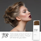 TSB Fura No.1 Professional Bronze Jumbo Hair Pins Set of 30-3.25 inches, 3x Retention, Vintage Style - Ideal for Weddings & Fashion Events - Comfortable, Non-Slip & Strong Hold