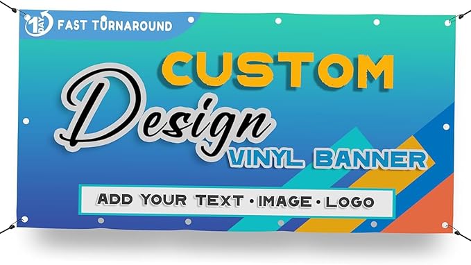 Custom Banners | Personalized Vinyl Signs by SUNSHINESTICKERS