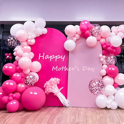 MEBAY Pink Balloon Arch Kit - Image 5