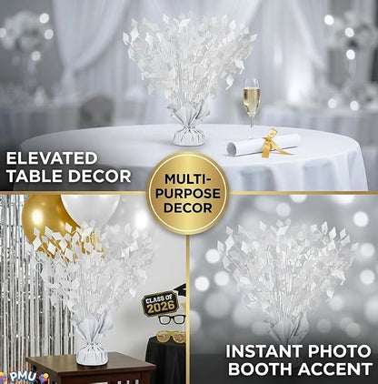 PMU White Graduation Balloon Weights, Graduation Centerpieces - Image 6