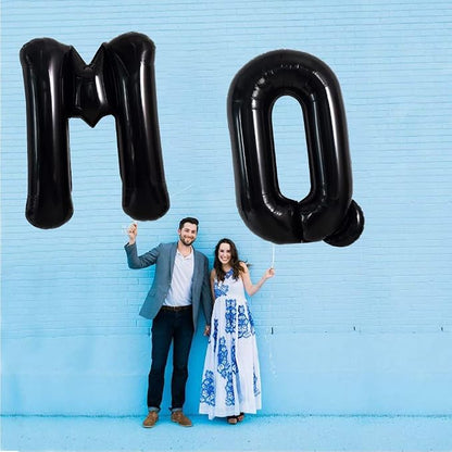 TONIFUL 40 Inch Large Black M Letter Balloon - Image 5