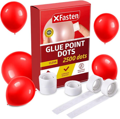 XFasten Balloon Glue Point Dots Clear, Balloons Arch Tape Adhesive | Craft Tape by XFasten