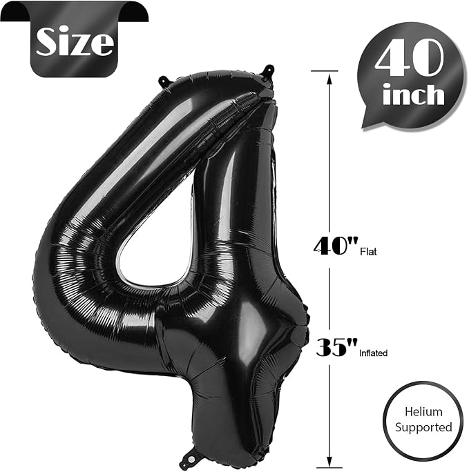 Black 4 Balloon - Image 5