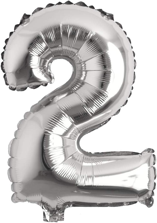 32 inch Letter Balloons Silver Alphabet Number Balloons Foil Mylar Party by REIANS
