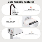 110v 500w Nano Hair Steamer Machine, Multifunctional Hair Dyeing Machine with 4 Wheels and 2 Steam Caps, 500W Hair Color Processor for Hairdressing Salons, Barber Stores, Beauty Salons