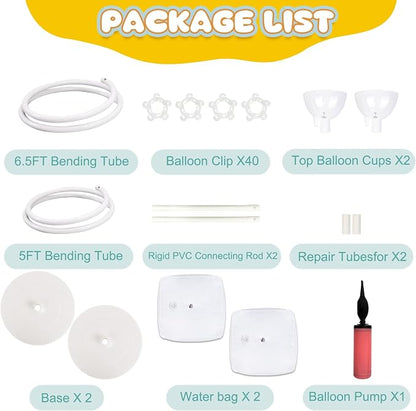 OurWarm 7.5Ft & 6Ft Balloon Arch Stand, Free Bending Shape Balloon Arch Kit - Image 7
