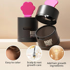 Gowwim Root Touch up Powder, Instantly Gray Hair Cover up Hairline Powder for Women & Men Waterproof and Sweatproof Root Cover Up Long-Lasting for Thinning & Loss Hair (Black1, 4g-1)