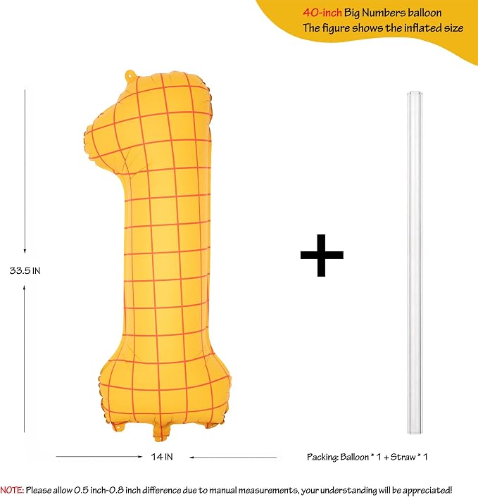 40" Matte Yellow Balloons Toy Inspired Story Theme party Supplies Digital 1 | - Image 2