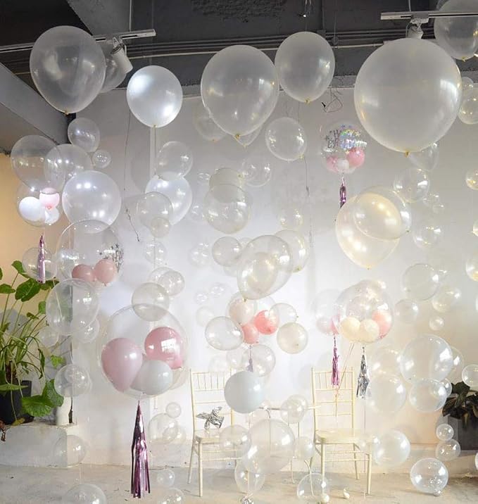 Clear Balloons, Birthday Decoration, Wedding Party, Baby Shower Decorations - Image 5