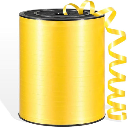 600 Yards Yellow Curling Ribbon by Unknown