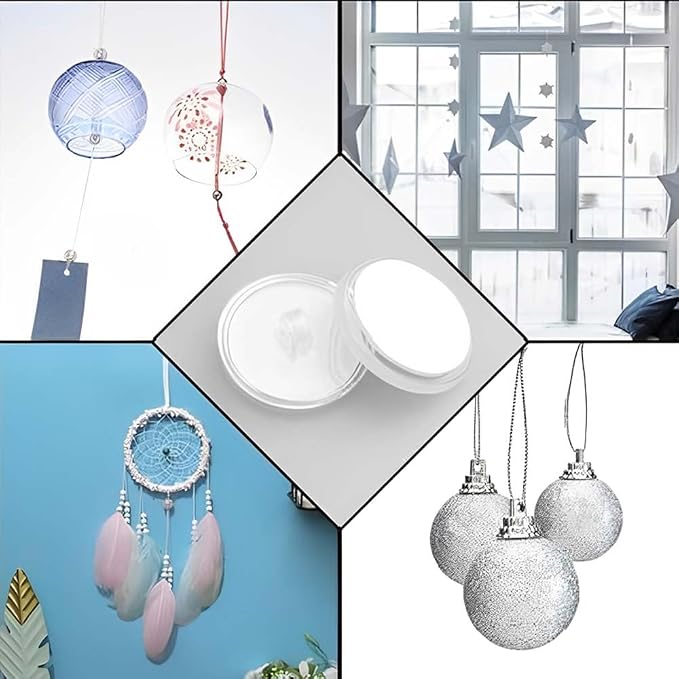 40 Pack Self Adhesive Wall Hook Sticky Ceiling Hooks Small Disc Sticker Hanger - Image 4