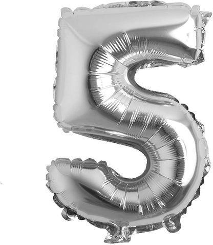 32 inch Letter Balloons Silver Alphabet Number Balloons Foil Mylar Party by REIANS